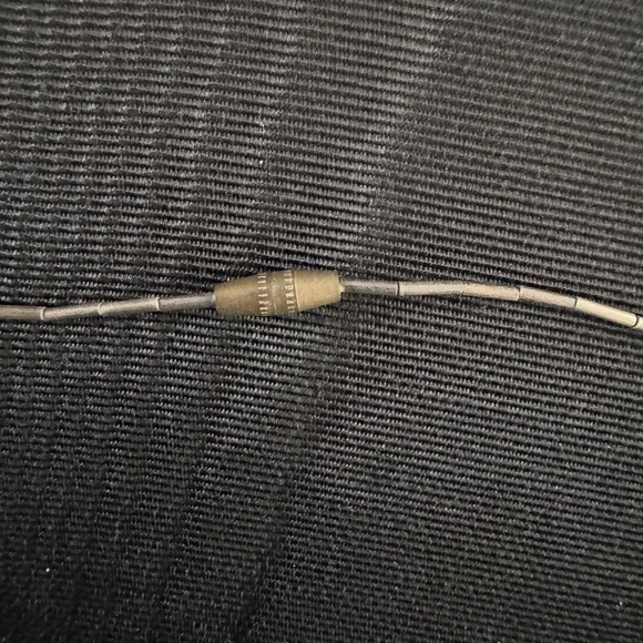 Dainty Silver and Turquoise Necklace - Picture 4 of 4